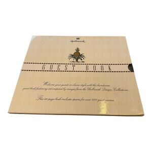 Hallmark Guest Book With Pineapple On Cover Accommodates Over 1000 Names Unused